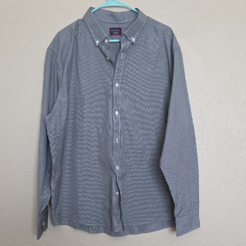 UNTUCKit Men's Black and White Gin Button-Down Shirt